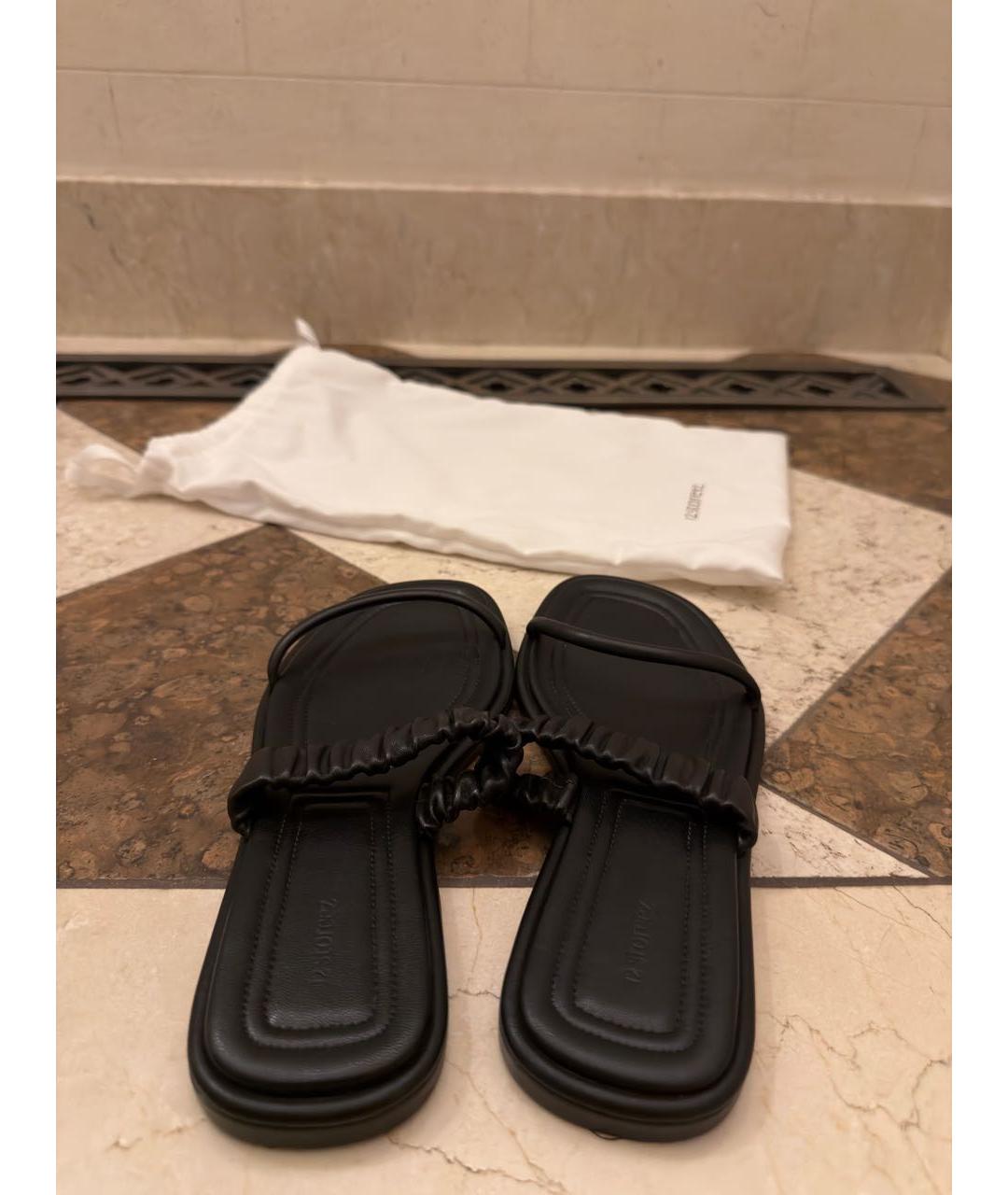 12 STOREEZ Черные сандалии из искусственной кожи, фото 4