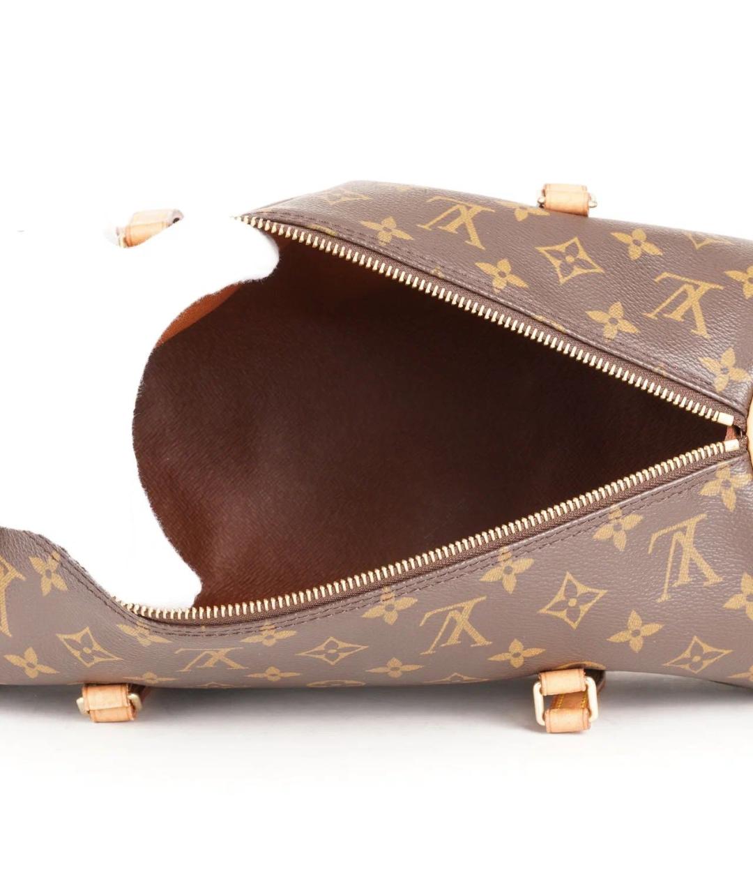 LOUIS VUITTON Коричневая сумка с короткими ручками, фото 7