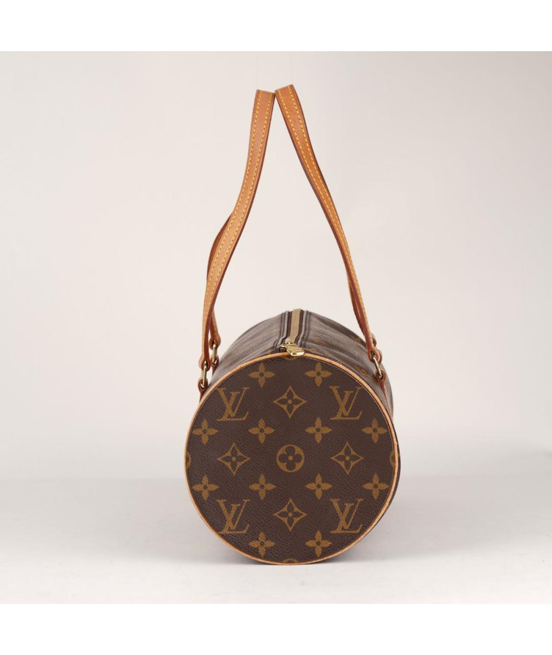 LOUIS VUITTON Коричневая сумка с короткими ручками, фото 5