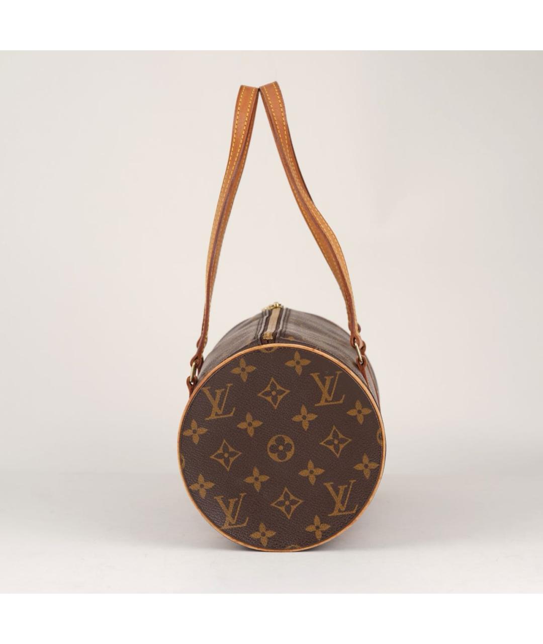 LOUIS VUITTON Коричневая сумка с короткими ручками, фото 4