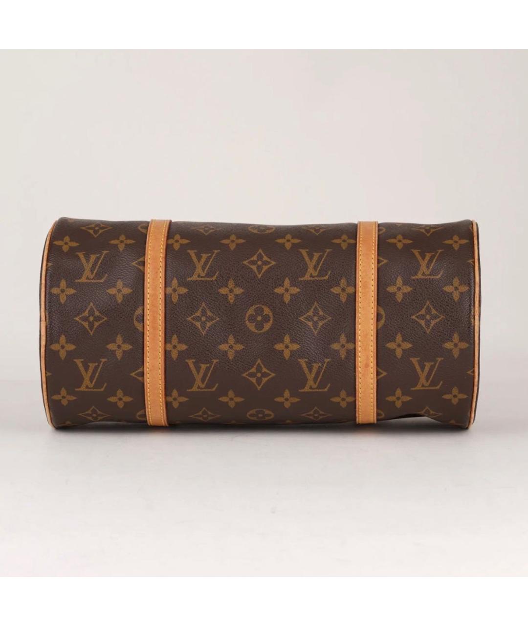 LOUIS VUITTON Коричневая сумка с короткими ручками, фото 6