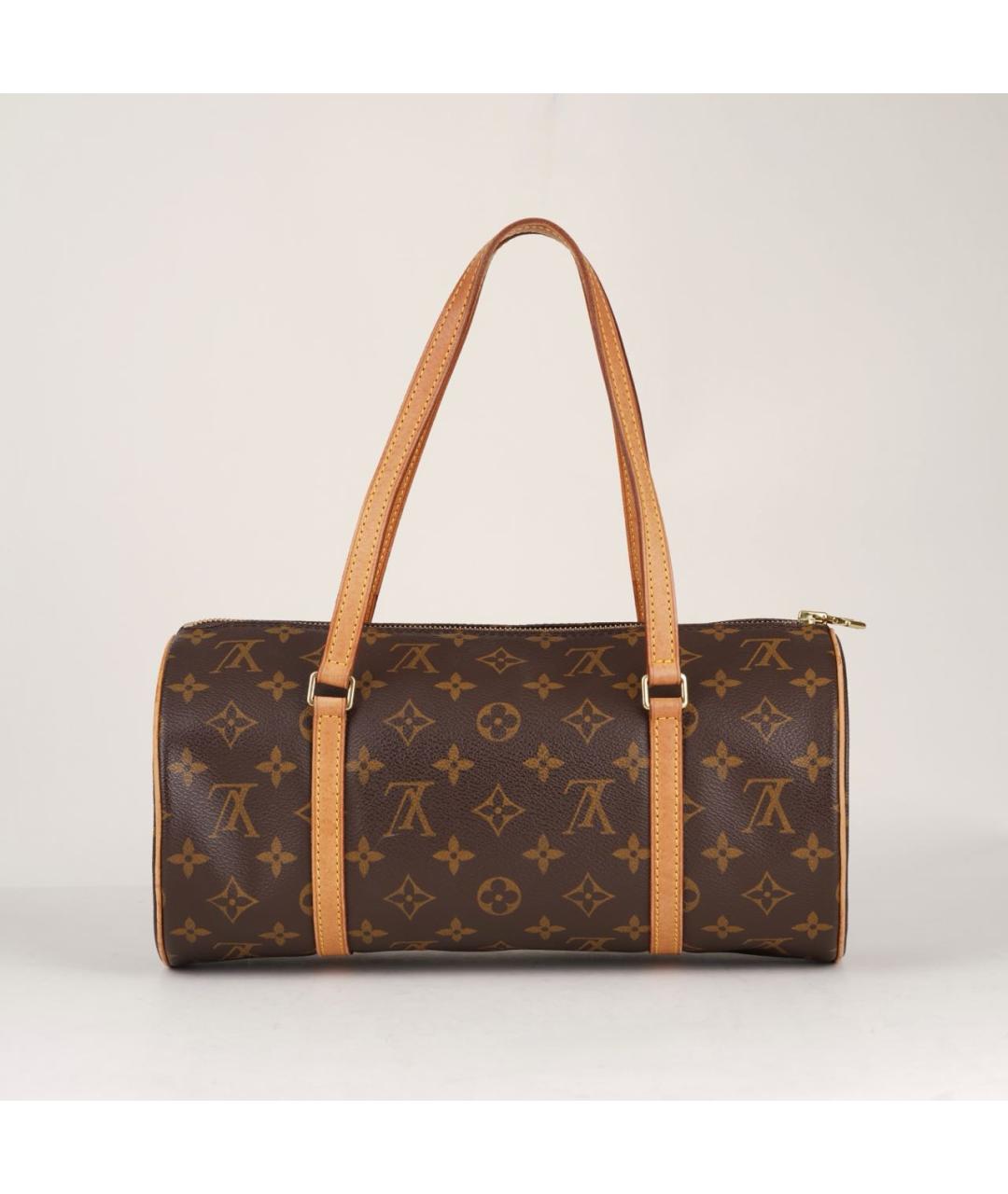 LOUIS VUITTON Коричневая сумка с короткими ручками, фото 3