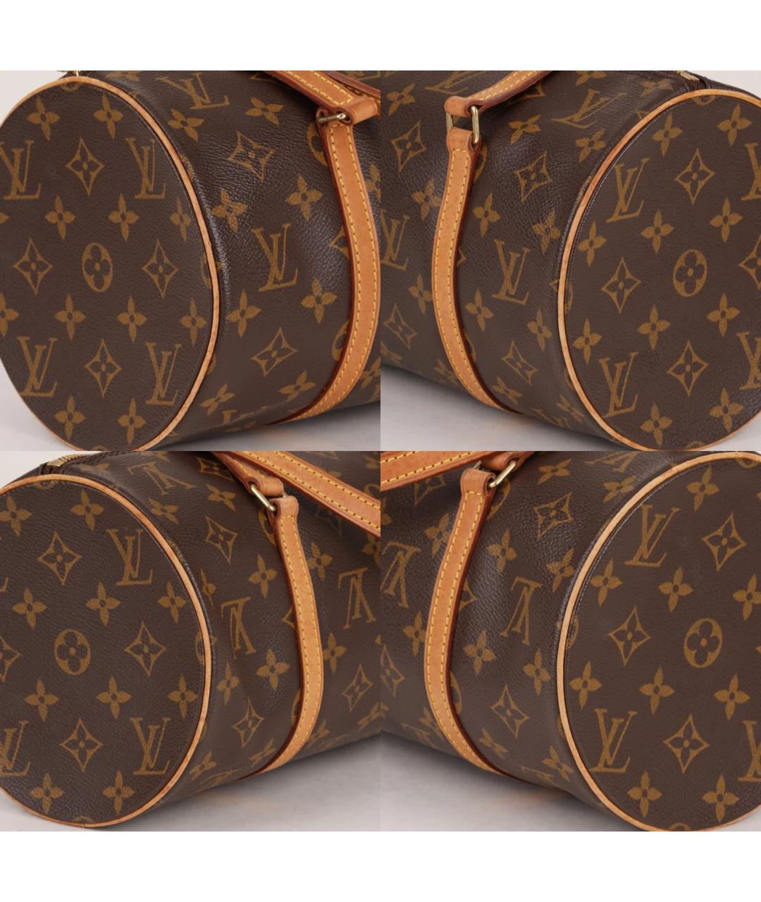 LOUIS VUITTON Коричневая сумка с короткими ручками, фото 8