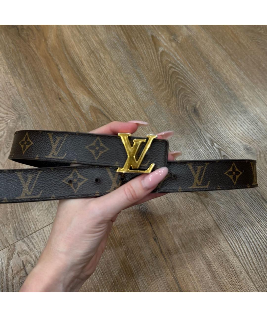 LOUIS VUITTON Коричневый ремень, фото 5