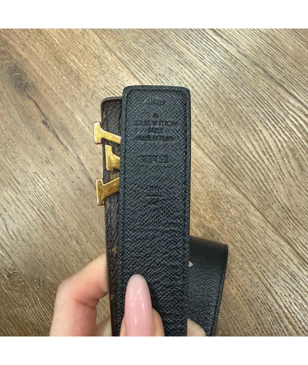 LOUIS VUITTON Коричневый ремень, фото 3