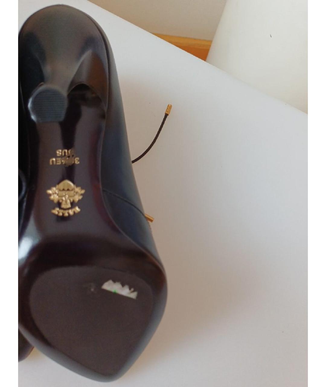 BALLY Черные кожаные ботильоны, фото 9