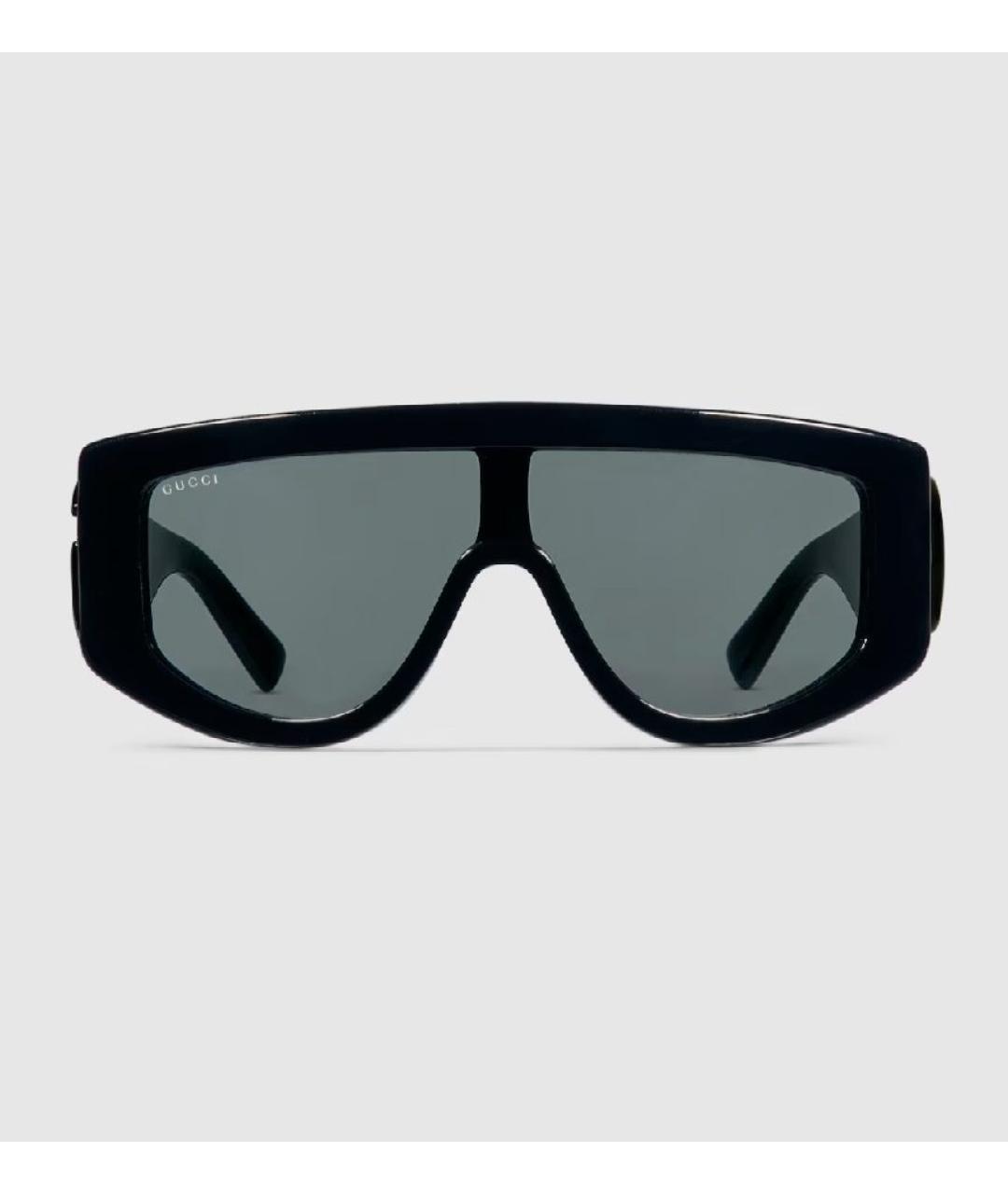 GUCCI Черные пластиковые солнцезащитные очки, фото 9