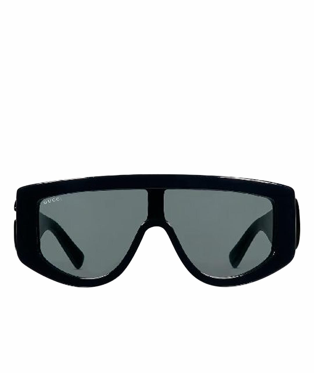 GUCCI Черные пластиковые солнцезащитные очки, фото 1