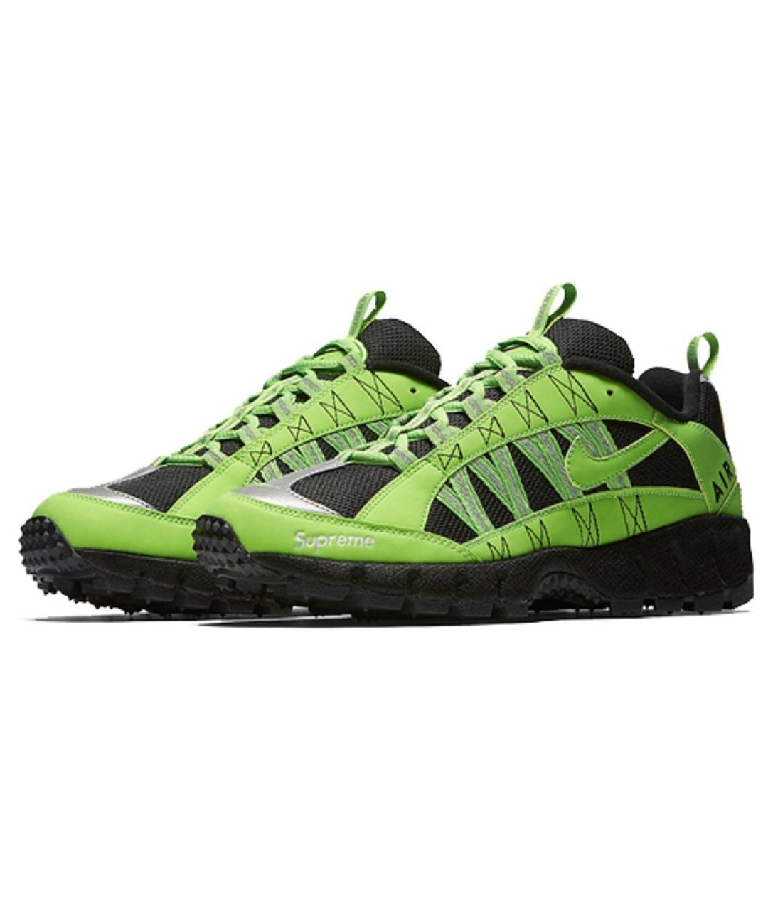 NIKE Зеленые низкие кроссовки / кеды, фото 3