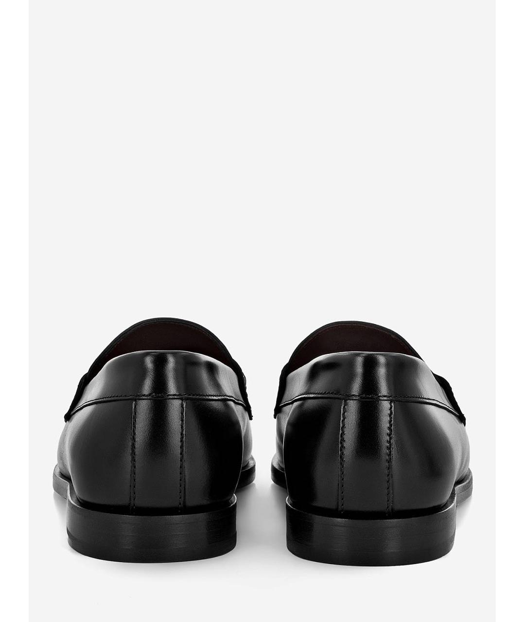 VALENTINO Черные кожаные лоферы, фото 5