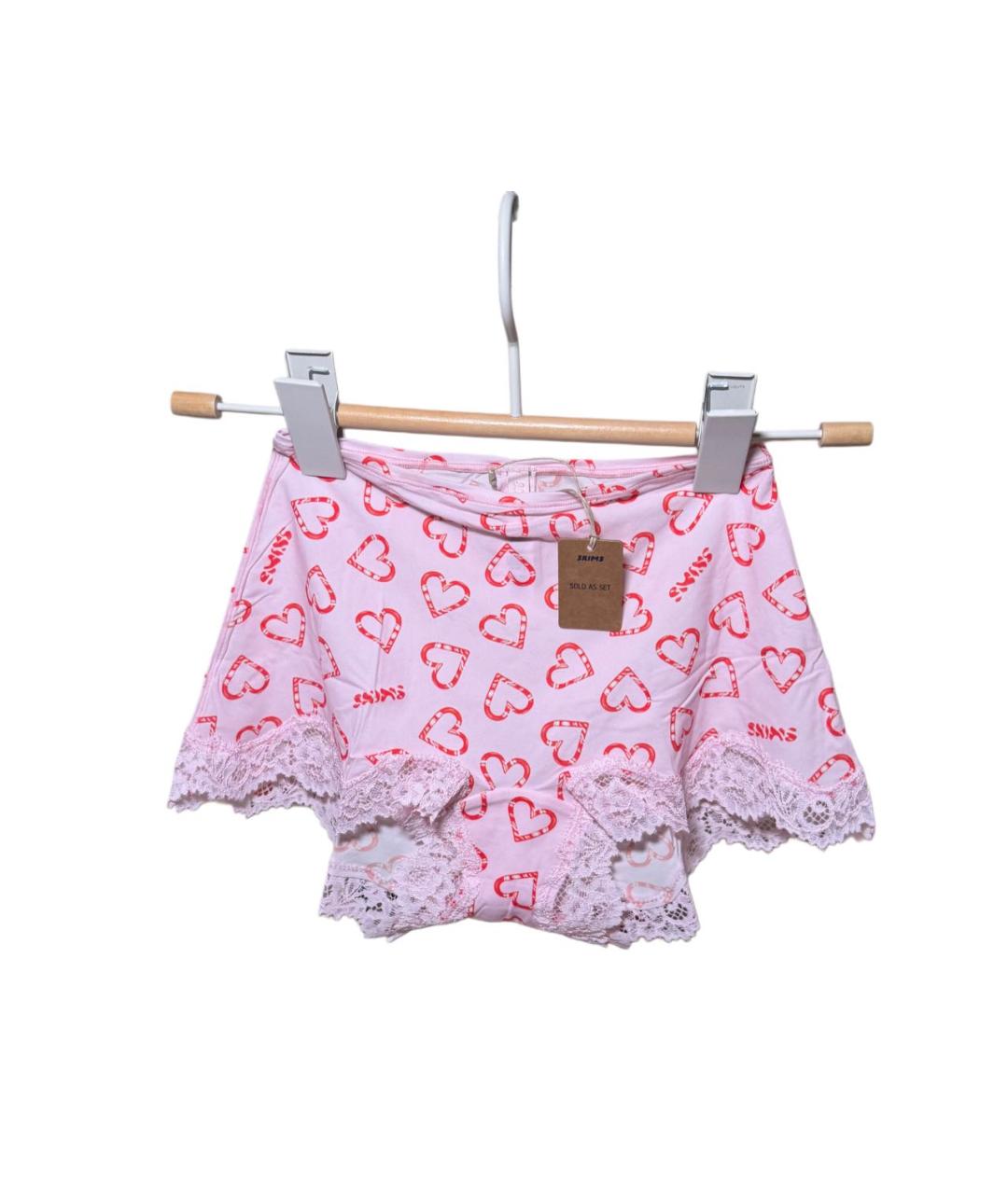 SKIMS Розовая полиамидовая пижама, фото 2