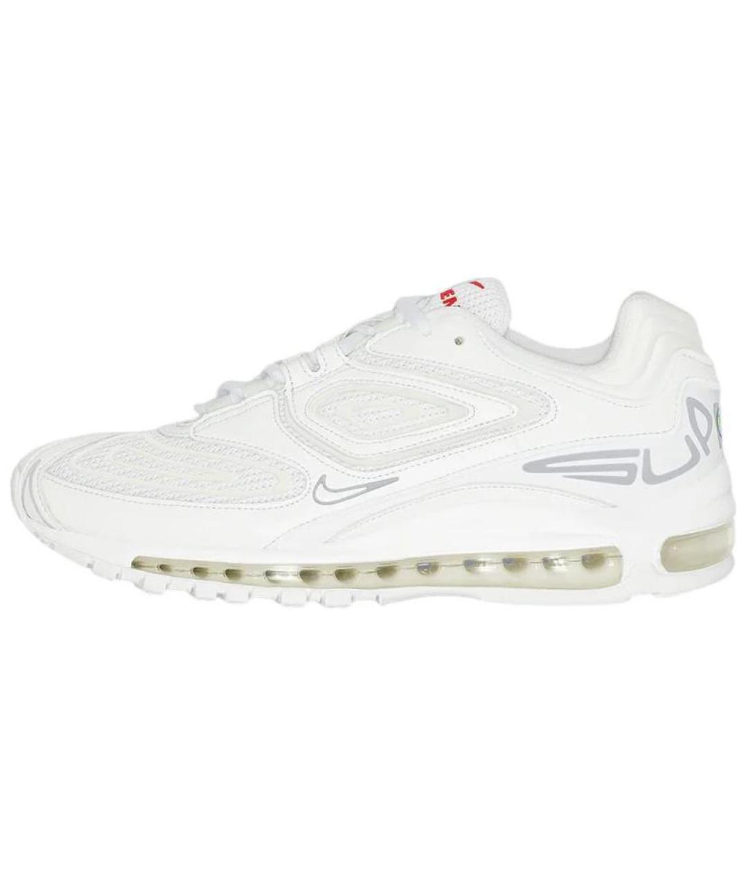 NIKE Белые кожаные кроссовки, фото 2