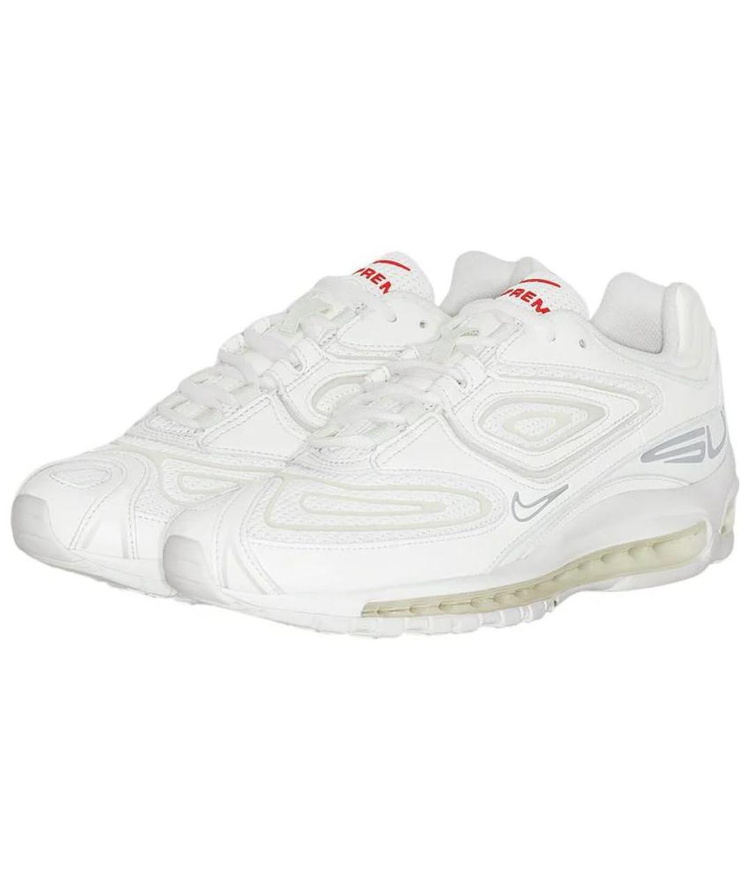 NIKE Белые кожаные кроссовки, фото 3