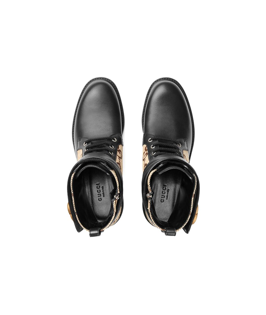 GUCCI Бежевые ботинки, фото 4