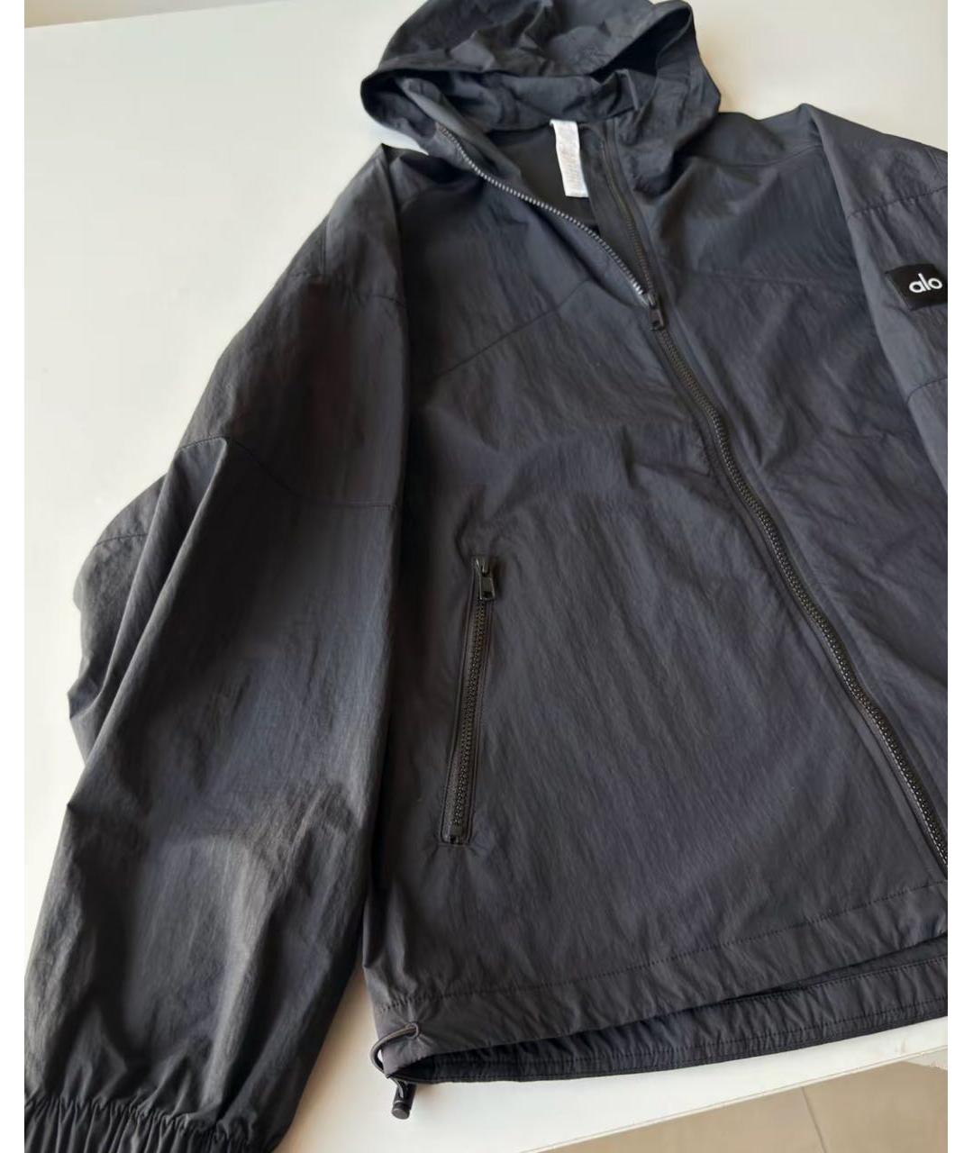 ALO YOGA Черная спортивная куртка, фото 7