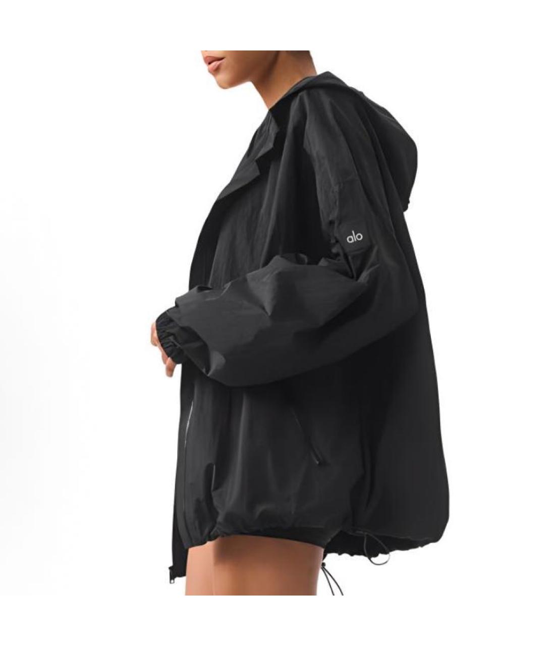 ALO YOGA Черная спортивная куртка, фото 4