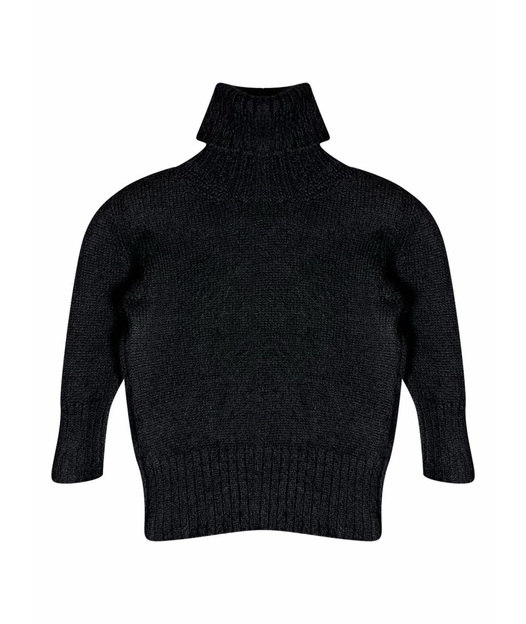 DOLCE&GABBANA Черный шерстяной джемпер / свитер, фото 1