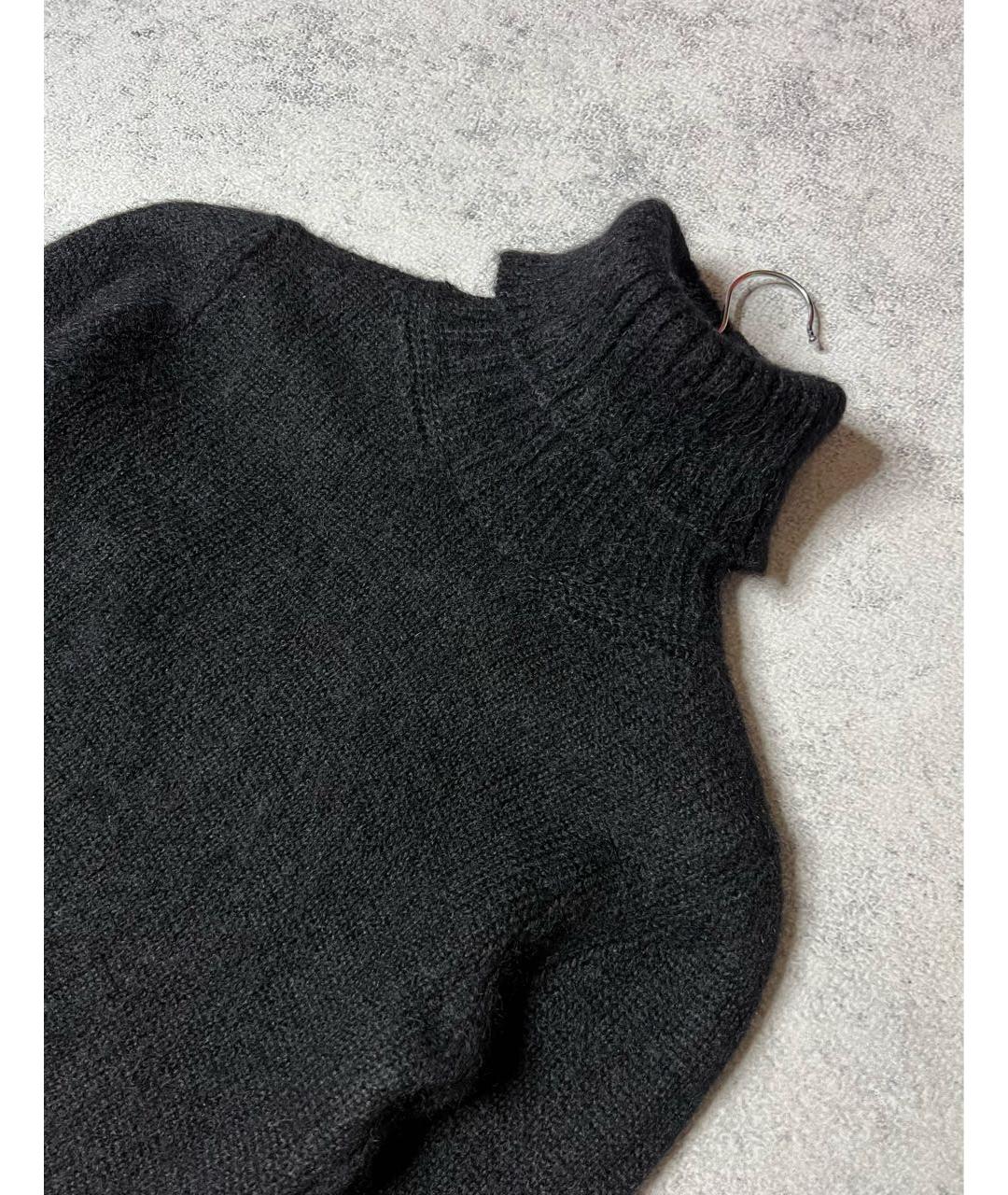 DOLCE&GABBANA Черный шерстяной джемпер / свитер, фото 4