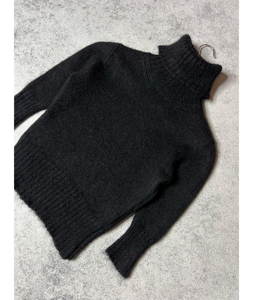 DOLCE&GABBANA Черный шерстяной джемпер / свитер, фото 3