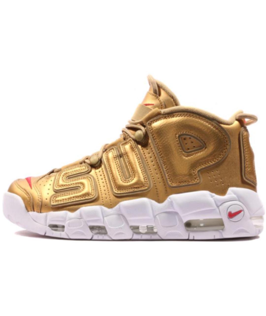 NIKE Золотые кроссовки, фото 2