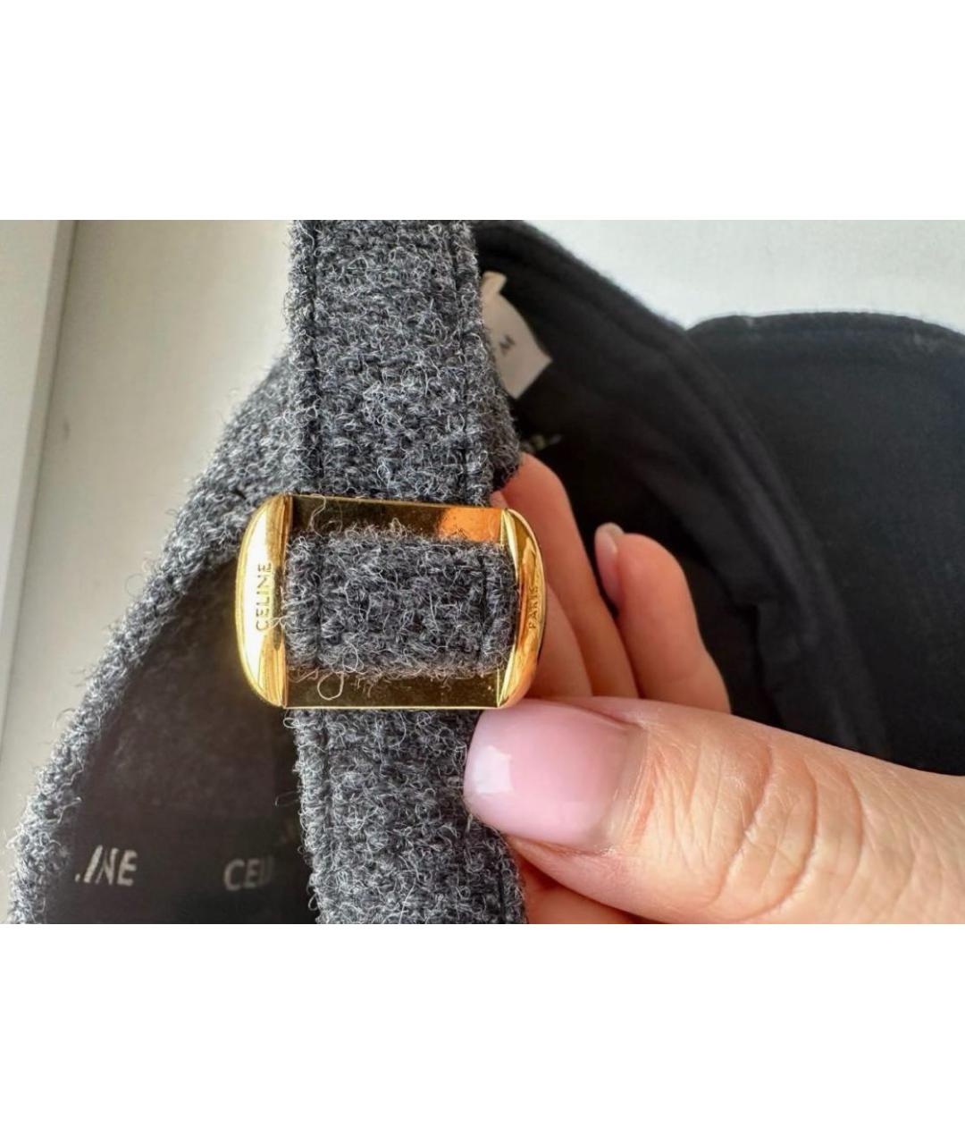 CELINE Серый зонт, фото 2