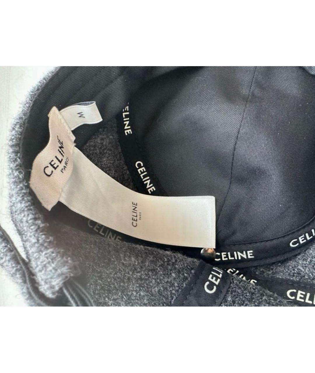 CELINE Серый зонт, фото 3