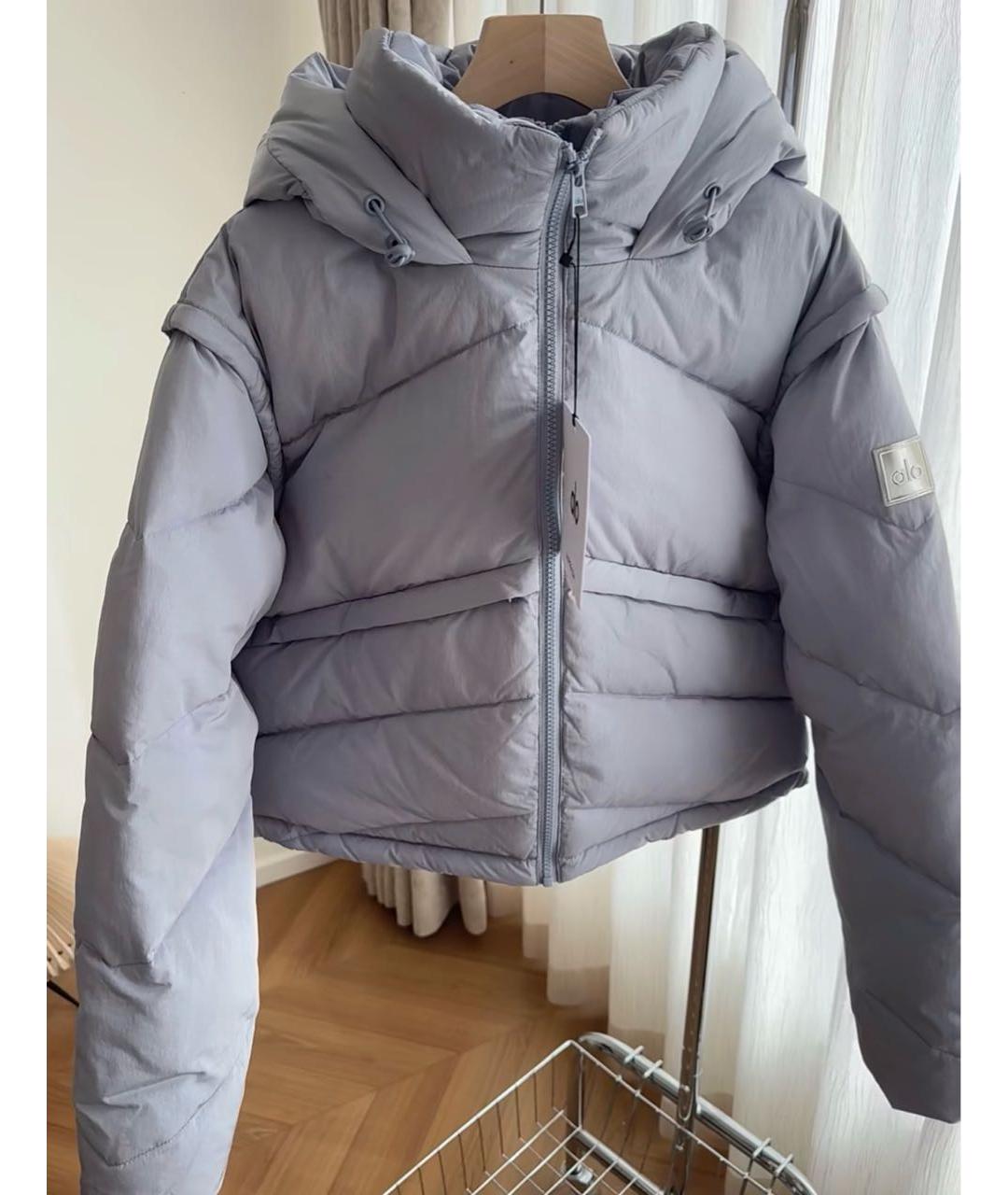 ALO YOGA Голубой пуховик, фото 4