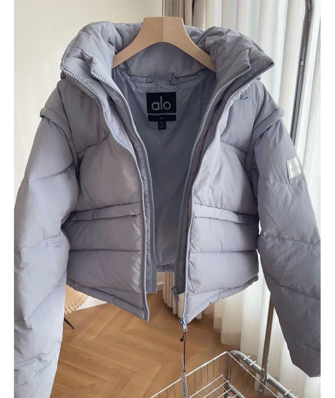 ALO YOGA Голубой пуховик, фото 6