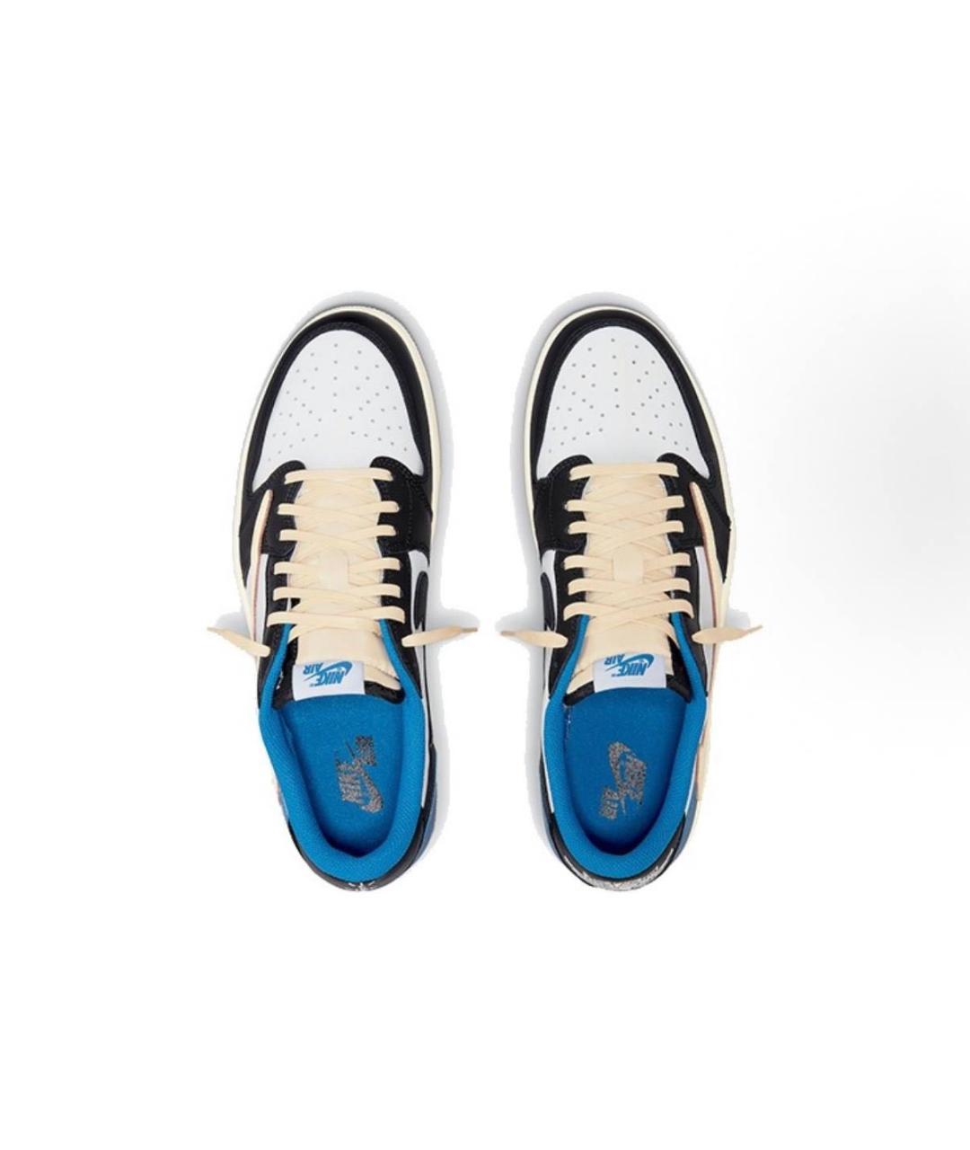 CACTUS JACK BY TRAVIS SCOTT Синие замшевые низкие кроссовки / кеды, фото 3