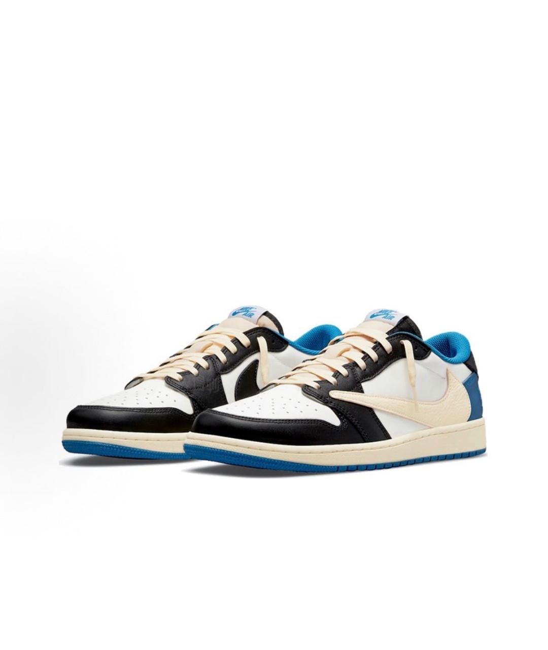 CACTUS JACK BY TRAVIS SCOTT Синие замшевые низкие кроссовки / кеды, фото 2