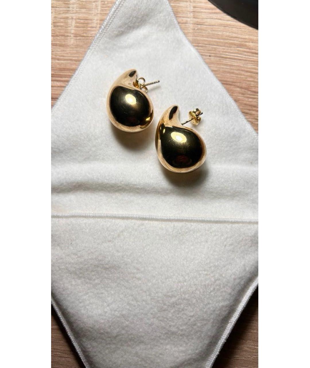 BOTTEGA VENETA Золотые серебряные серьги, фото 6