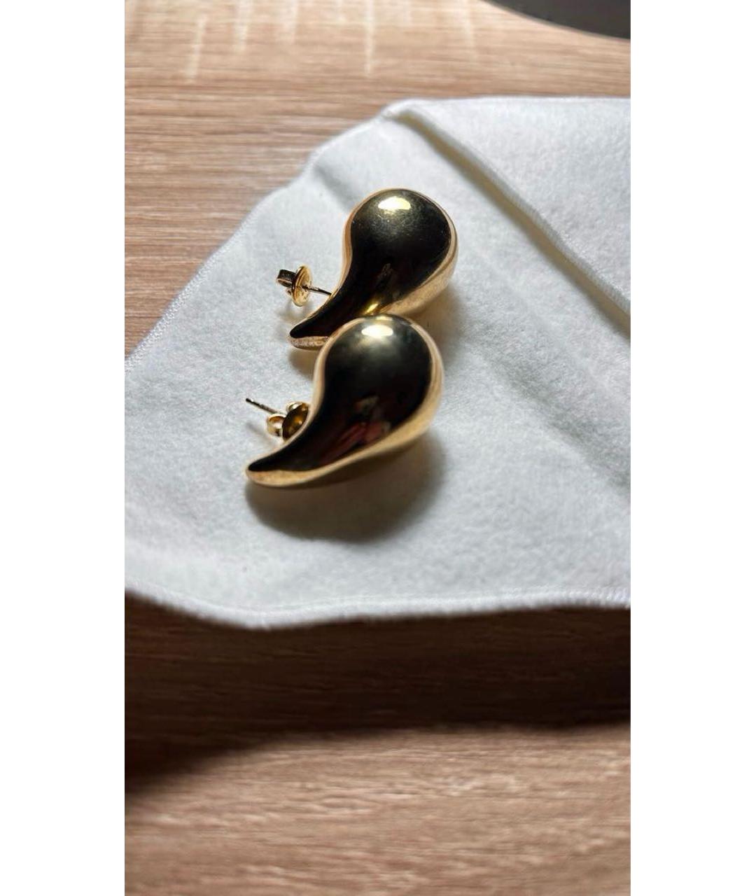 BOTTEGA VENETA Золотые серебряные серьги, фото 3