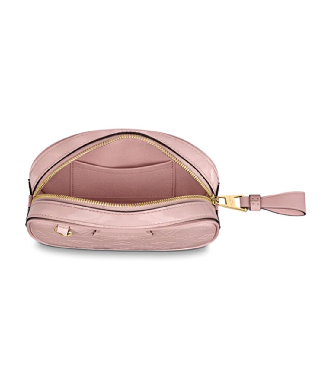 LOUIS VUITTON Розовая кожаная поясная сумка, фото 5