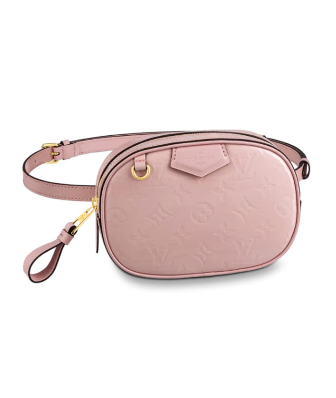 LOUIS VUITTON Розовая кожаная поясная сумка, фото 1