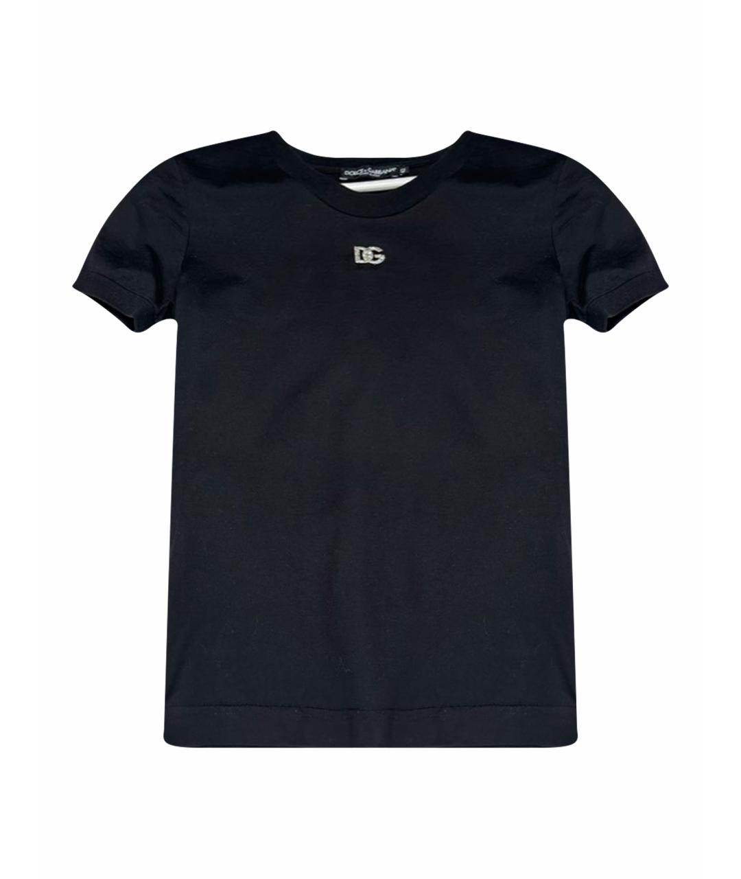 PRADA Черная хлопковая футболка, фото 1