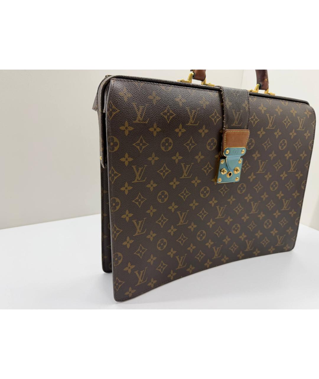LOUIS VUITTON Коричневый портфель, фото 4