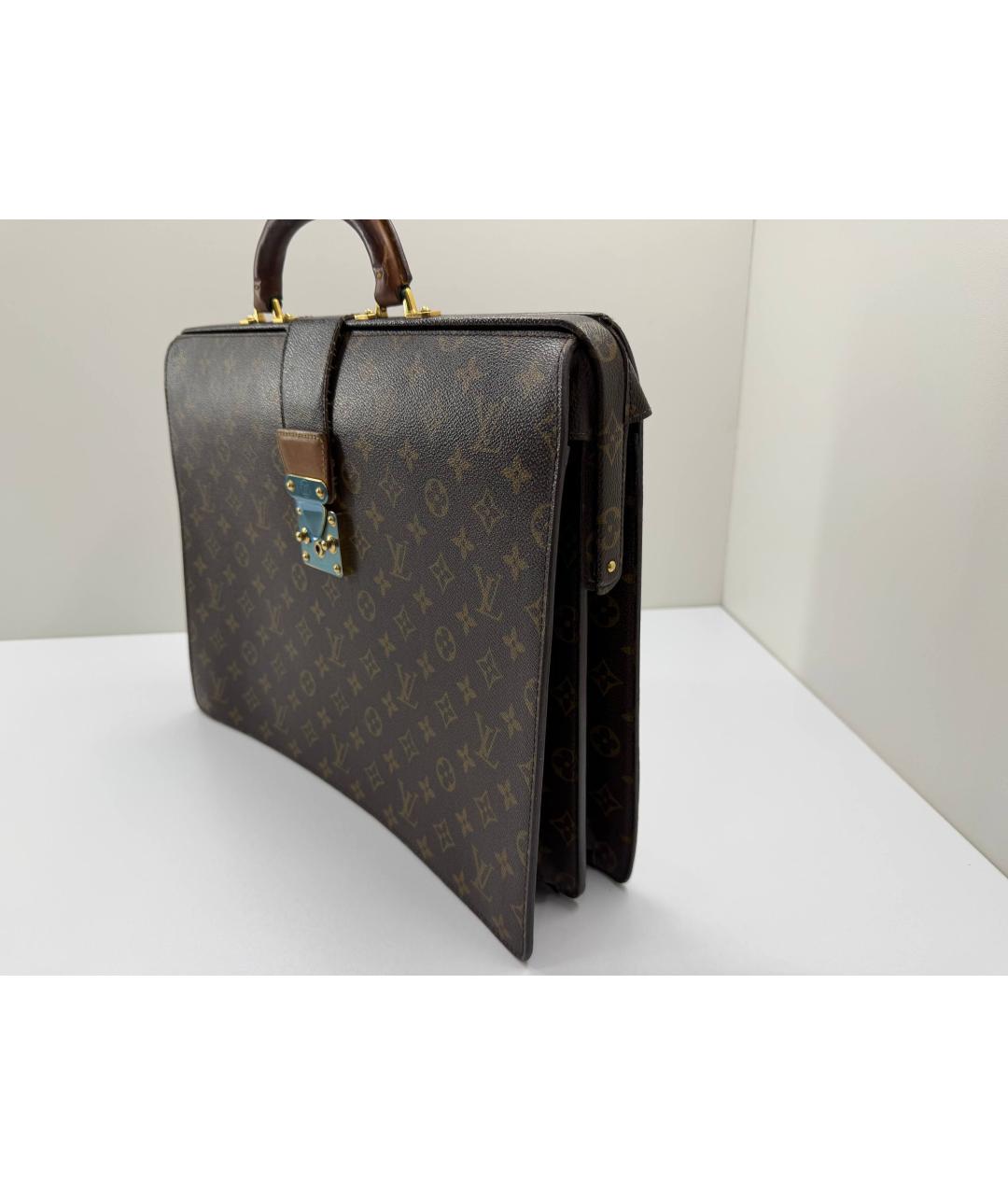 LOUIS VUITTON Коричневый портфель, фото 5
