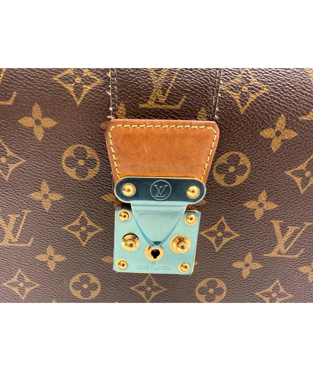 LOUIS VUITTON Коричневый портфель, фото 3