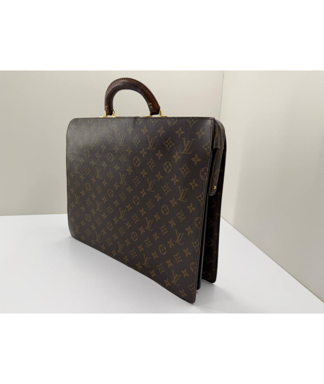 LOUIS VUITTON Коричневый портфель, фото 7