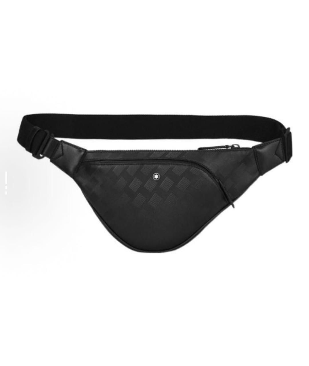 MONTBLANC Черная кожаная сумка на плечо, фото 7