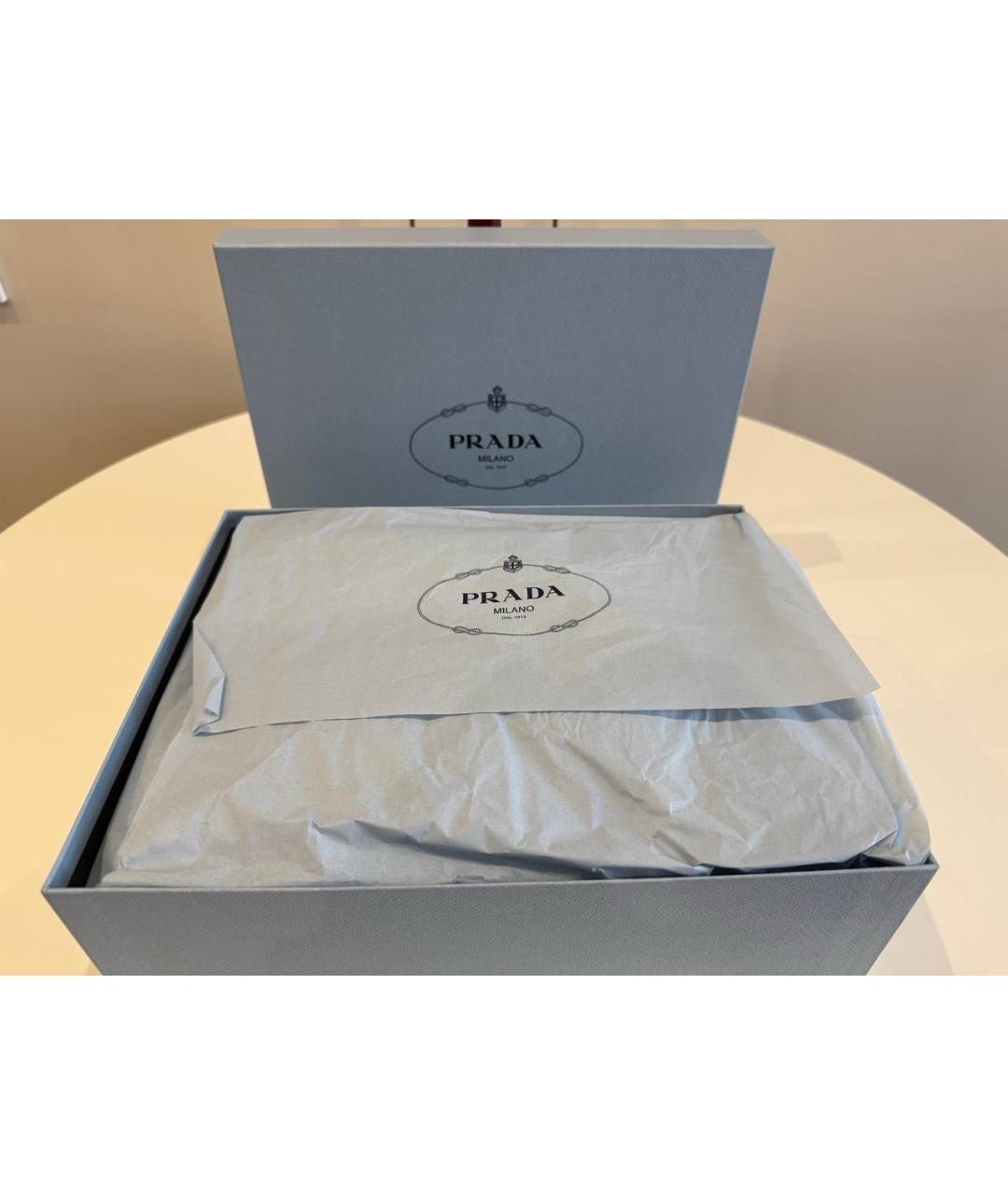 PRADA Черные кожаные лоферы, фото 6