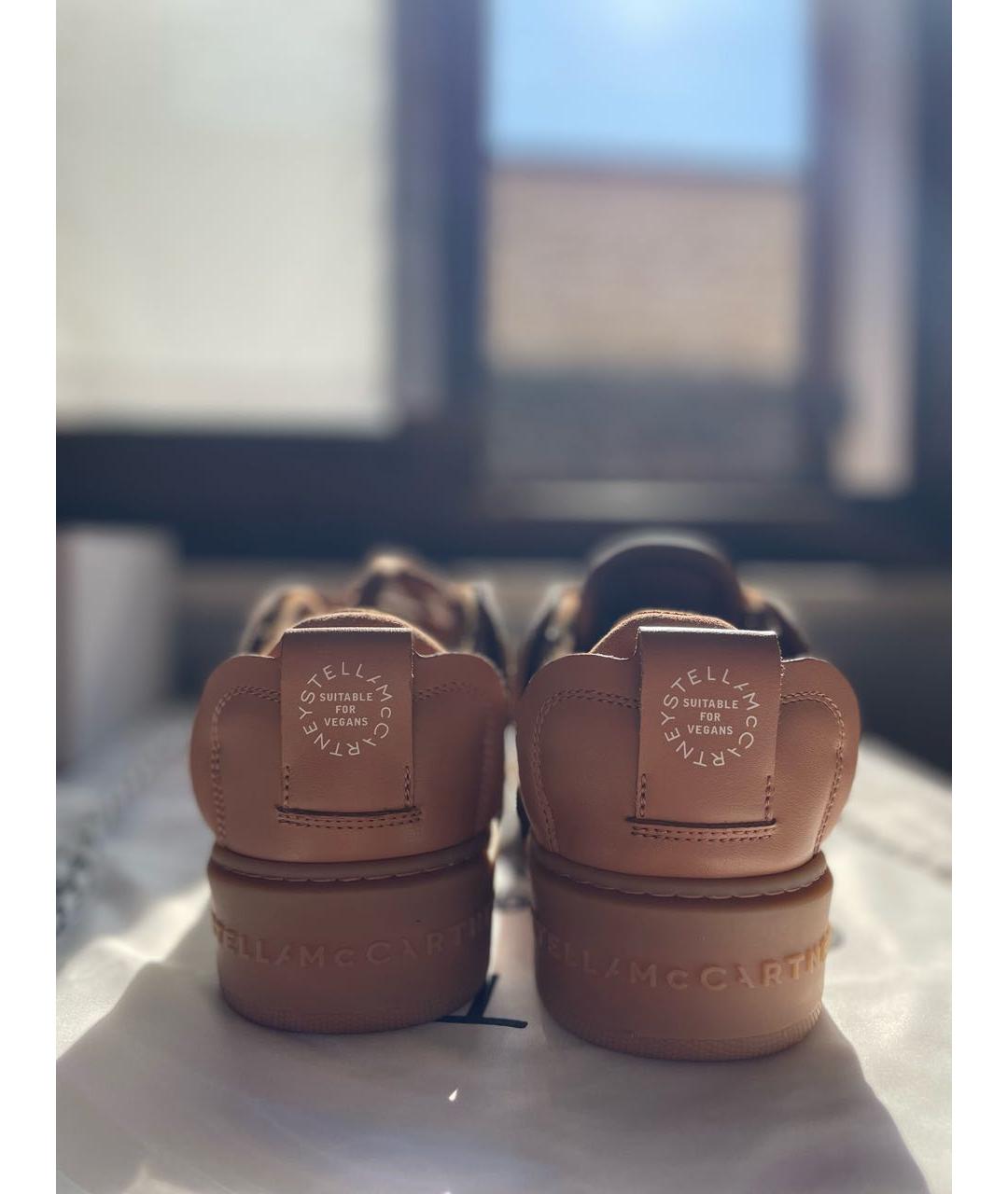 ADIDAS BY STELLA MCCARTNEY Коричневые кроссовки из искусственной кожи, фото 4