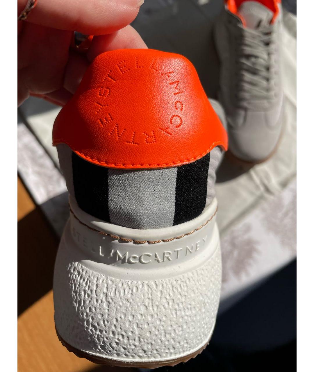 STELLA MCCARTNEY Серые синтетические кроссовки, фото 4