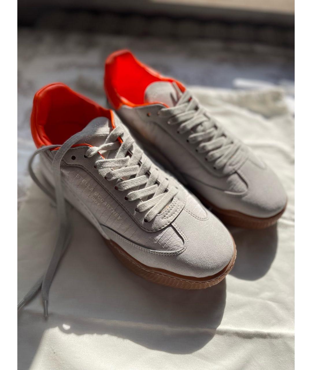 STELLA MCCARTNEY Серые синтетические кроссовки, фото 2