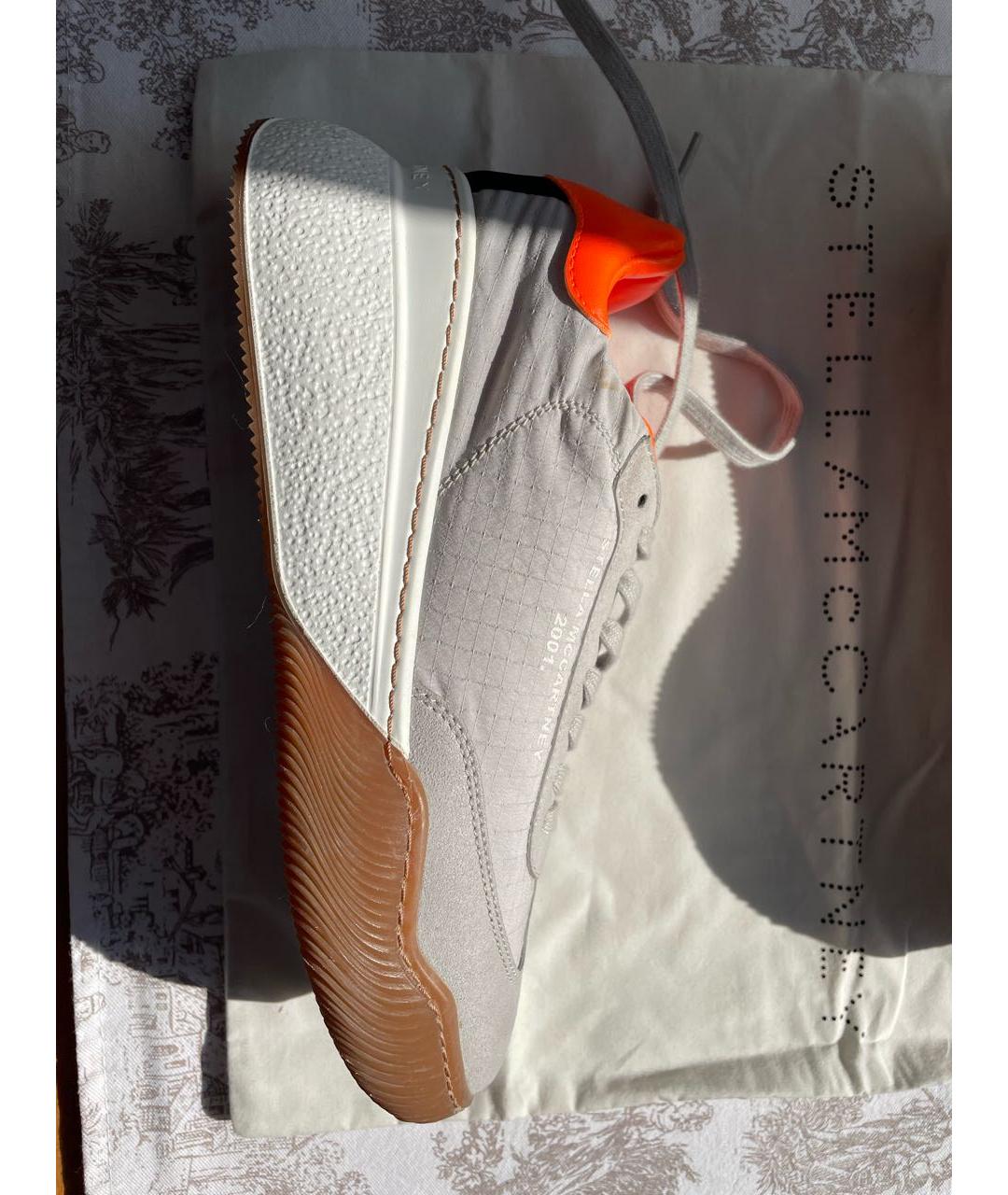 STELLA MCCARTNEY Серые синтетические кроссовки, фото 5
