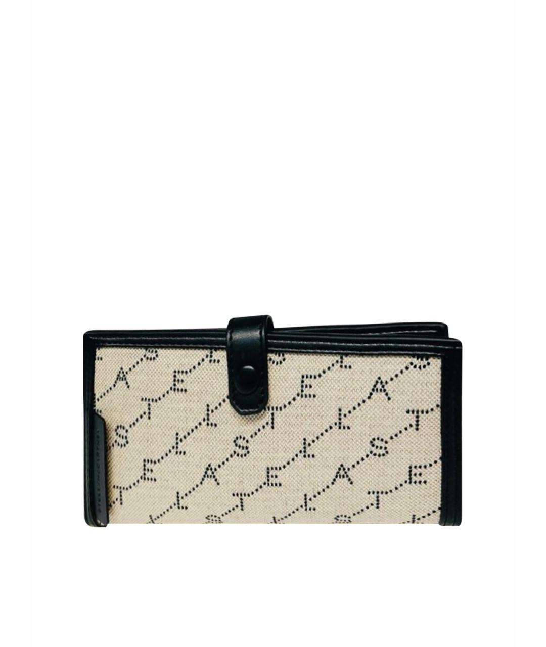 STELLA MCCARTNEY Бежевый кошелек из искусственной кожи, фото 1