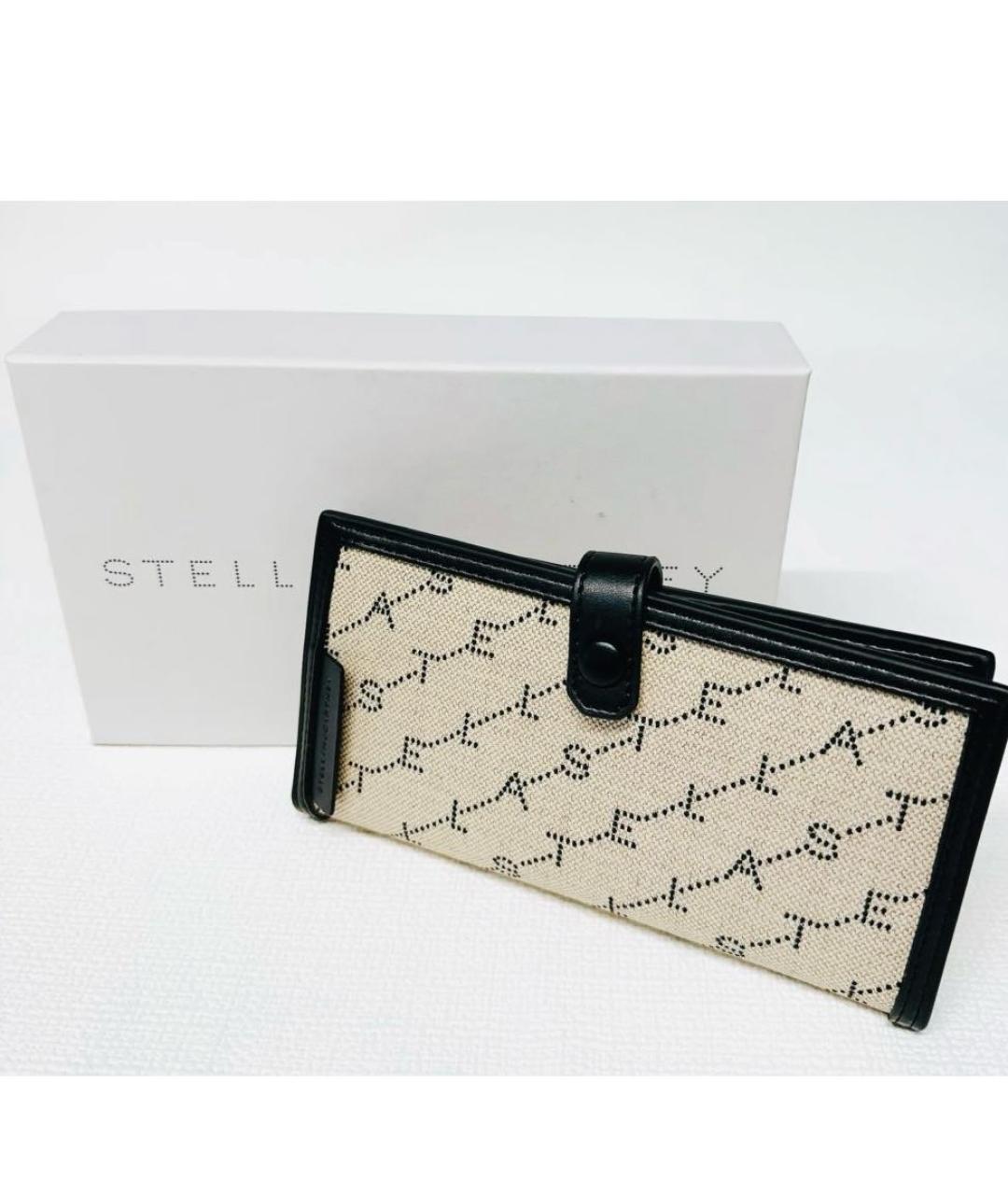 STELLA MCCARTNEY Бежевый кошелек из искусственной кожи, фото 5
