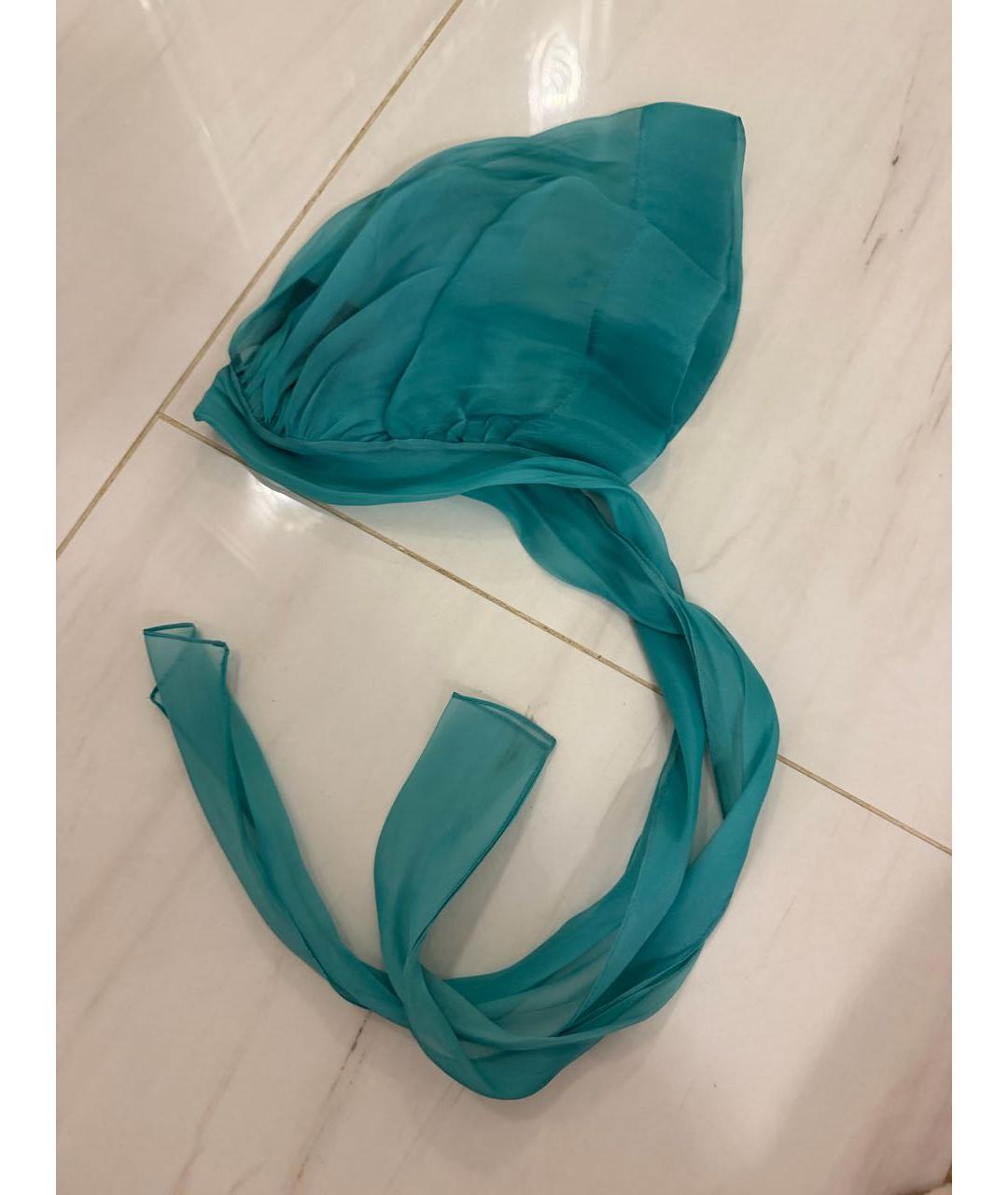 GUCCI Бирюзовая повязка на голову, фото 3