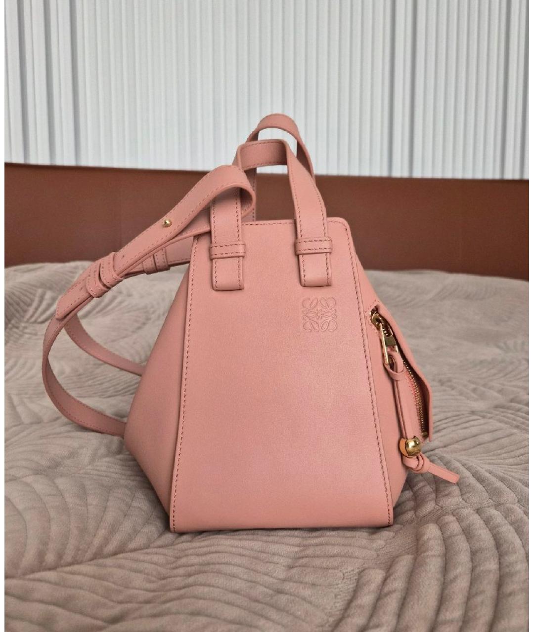 LOEWE Розовая кожаная сумка через плечо, фото 4