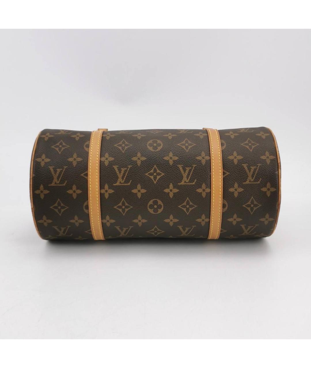 LOUIS VUITTON Коричневая сумка с короткими ручками, фото 3